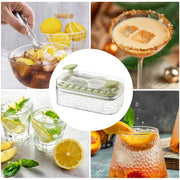 ice cube tray with lid and bin, view 5 - MRSLM