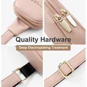 pu leather crossbody chest bag, view 9 - MRSLM