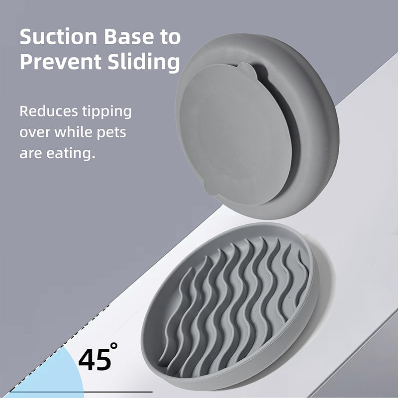 silicone slow feeder bowl for dogs, view 3 - MRSLM