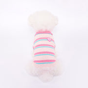cozy knitted dog sweater, view 4 - MRSLM