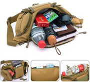 tactical waterproof chest bag, view 3 - MRSLM