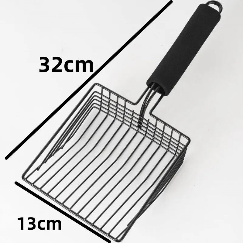 stainless steel cat litter scoop, view 8 - MRSLM