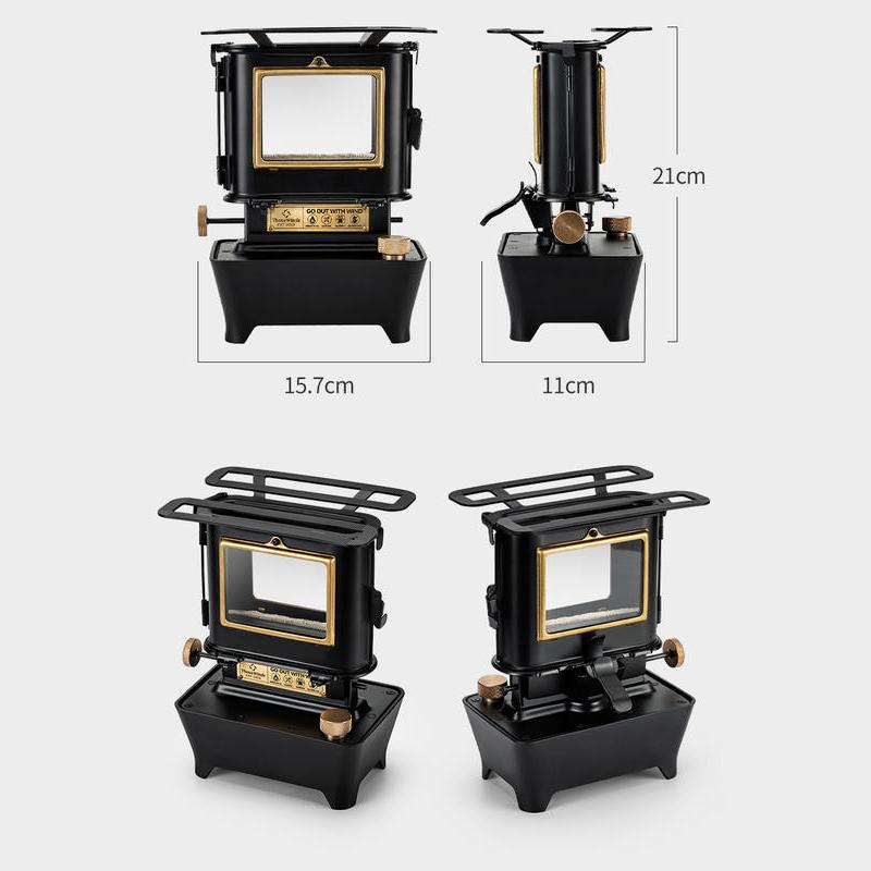 retro oil lamp stove, view 10 - MRSLM