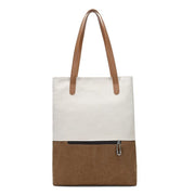 retro canvas shoulder handbag, view 3 - MRSLM