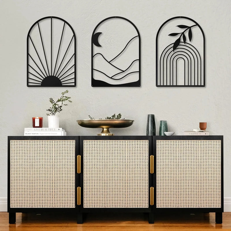 nordic iron line wall art, view 5 - MRSLM