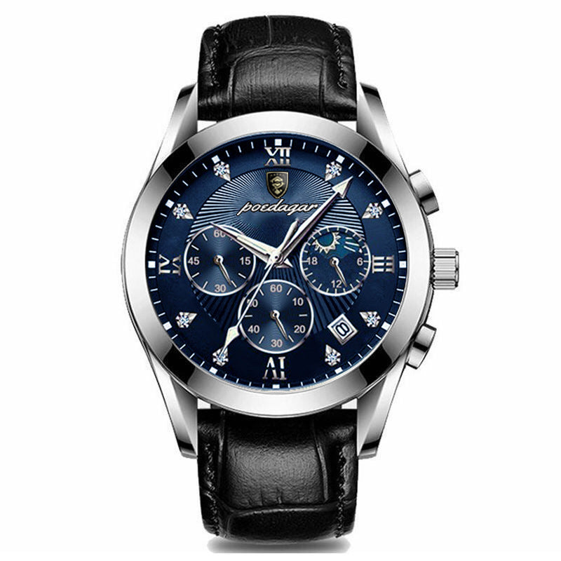 men's luminous quartz watch, view 6 - MRSLM