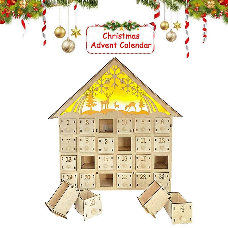 wooden christmas ornament, view 3 - MRSLM