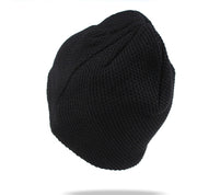 Double-layer knit beanie unisex winter hat, view 4 - MRSLM