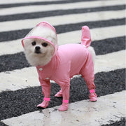 waterproof dog raincoat, view 4 - MRSLM