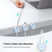 6-pack magnetic cable clips organizer, view 10 - MRSLM