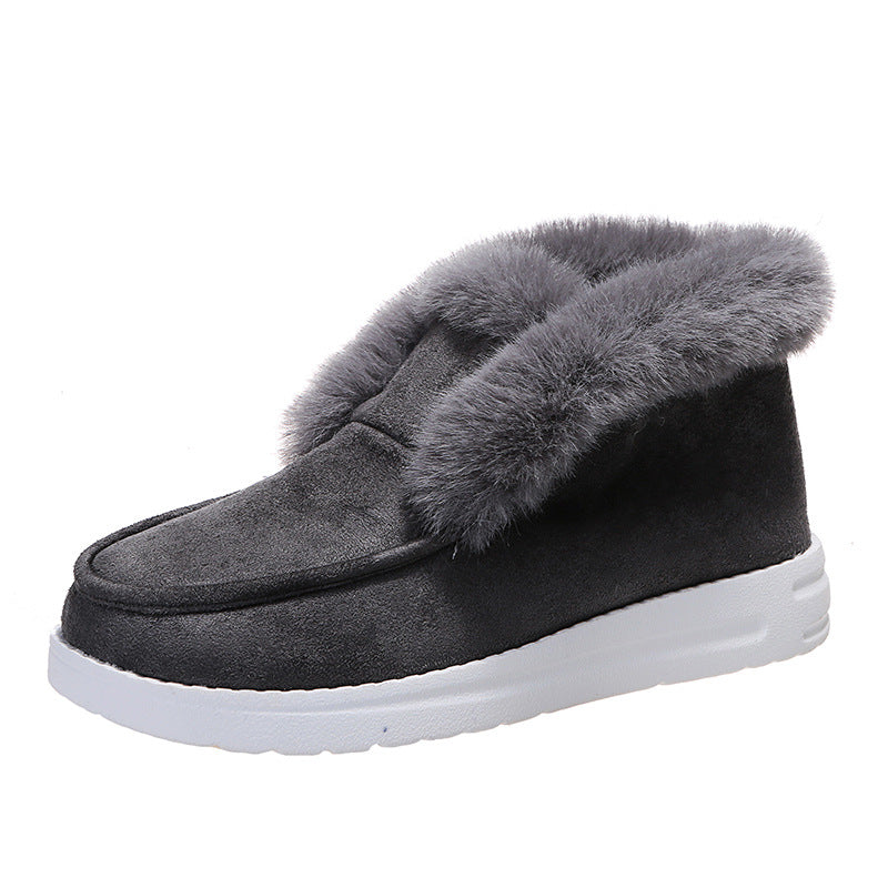 Women's plush winter snow boots, view 6 - MRSLM