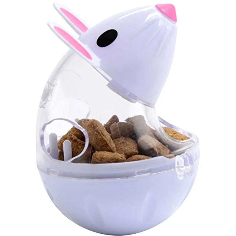 interactive mouse tumbler cat feeder toy, view 3 - MRSLM