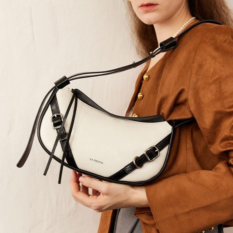 shoulder and crossbody baguette bag - MRSLM