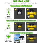 Solar induction wall lamp, view 6 - MRSLM