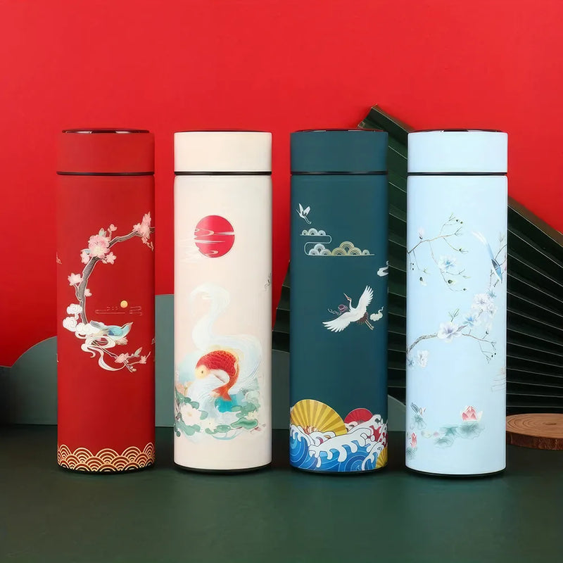 retro smart thermal water bottle, view 9 - MRSLM