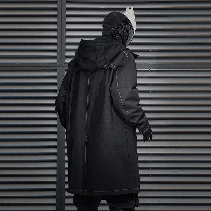 irregular trench coat, view 2 - MRSLM
