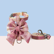 cute pet harness with bowknot, view 3 - MRSLM