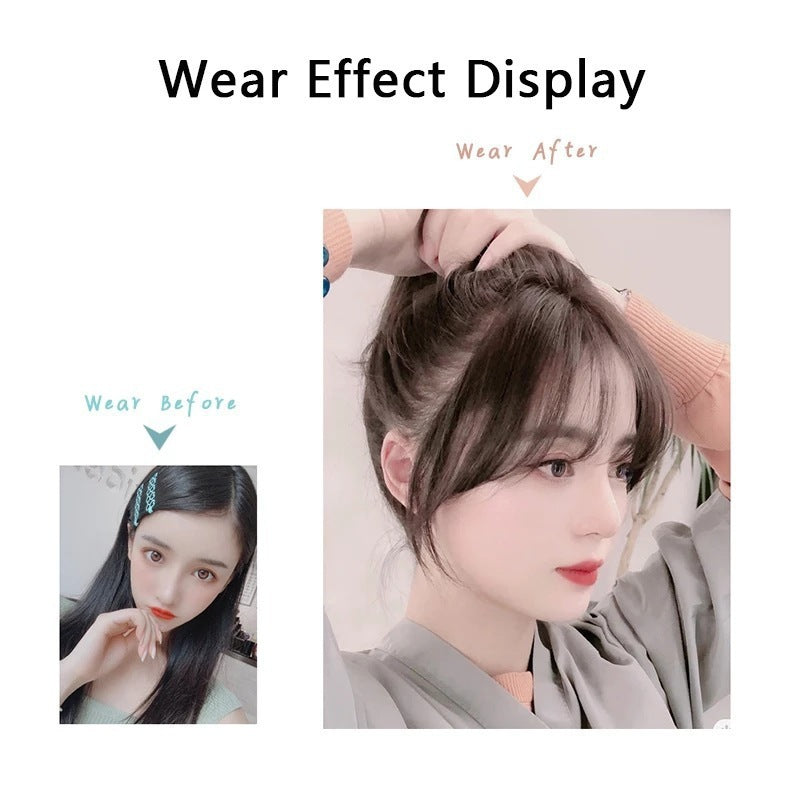 3d bangs straight wig set, view 2 - MRSLM