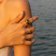 black diamond ring, view 4 - MRSLM