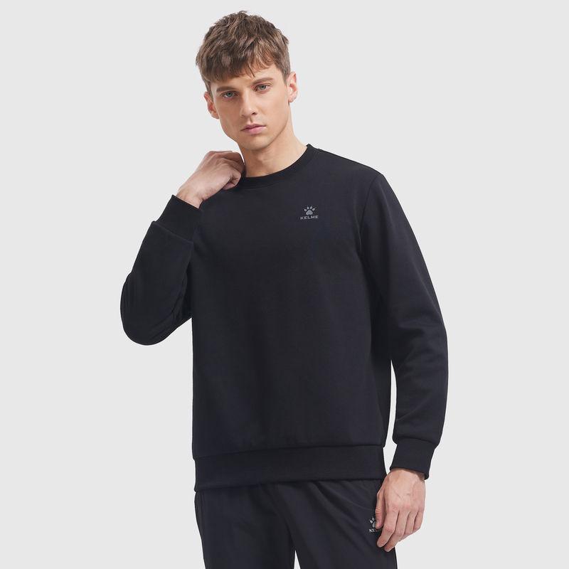 versatile round neck football sweatshirt, view 3 - MRSLM