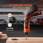 cordless electric screwdriver set, view 2 - MRSLM