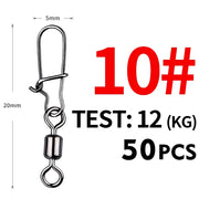 pike fishing stainless steel swivel connectors, view 2 - MRSLM