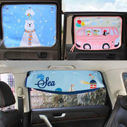 cartoon rear window sunshade, view 7 - MRSLM