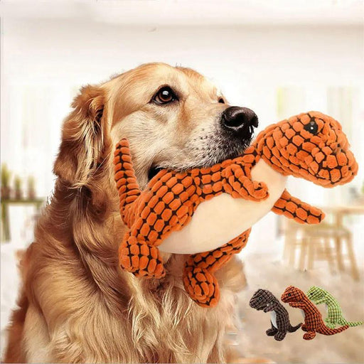bite-resistant plush squeaky dog toy - MRSLM