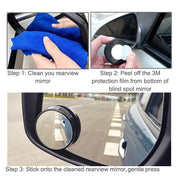 rotatable car blind spot mirror, view 8 - MRSLM