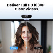USB webcam 1080P HD with dual microphones, view 5 - MRSLM