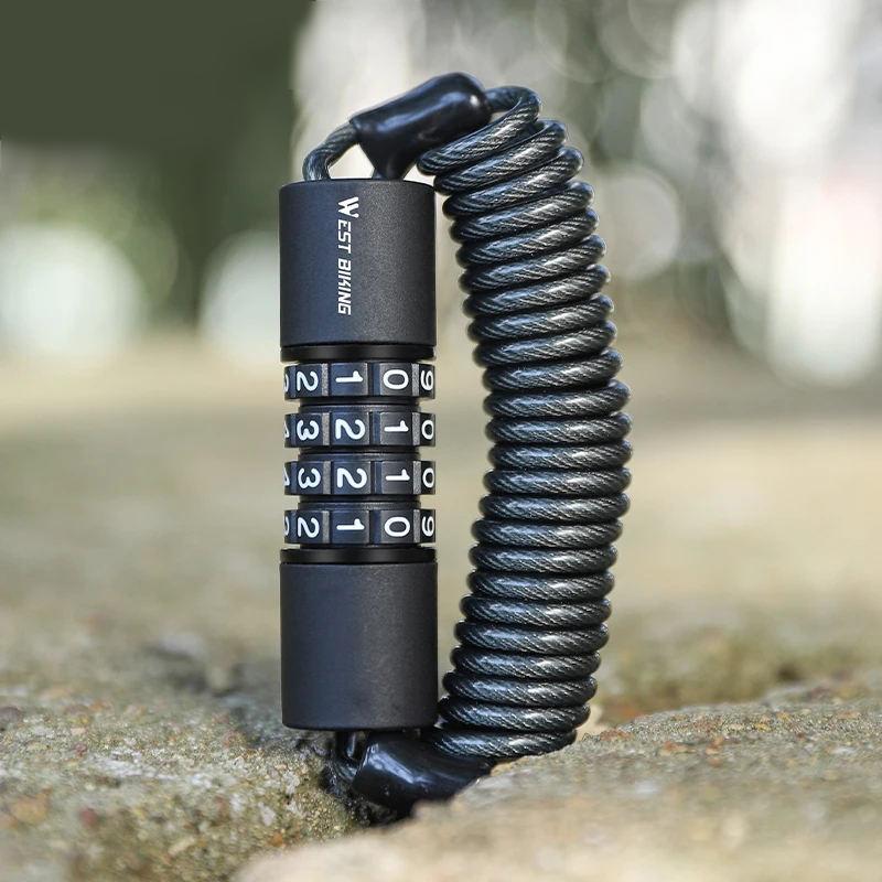 portable bicycle and helmet combination lock, view 9 - MRSLM