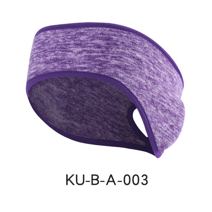 Ponytail ear warmer headband for running, view 6 - MRSLM