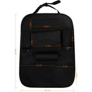 PU leather car back seat organizer, view 14 - MRSLM