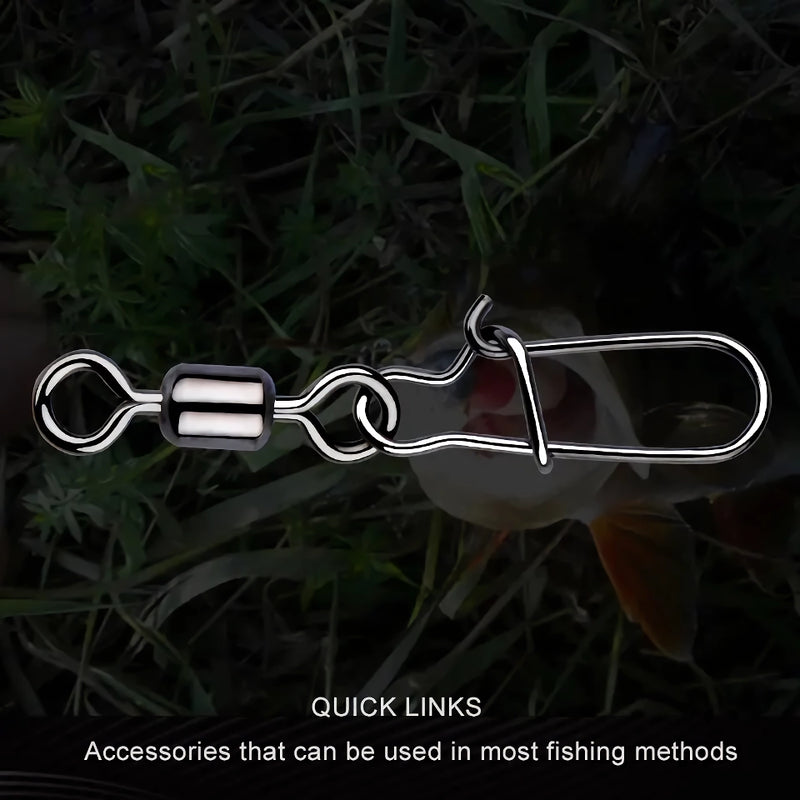 pike fishing stainless steel swivel connectors, view 11 - MRSLM