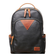 retro trend leather backpack, view 3 - MRSLM