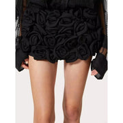 High waist applique shorts, view 9 - MRSLM