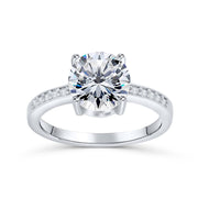 925 sterling silver engagement ring, view 4 - MRSLM