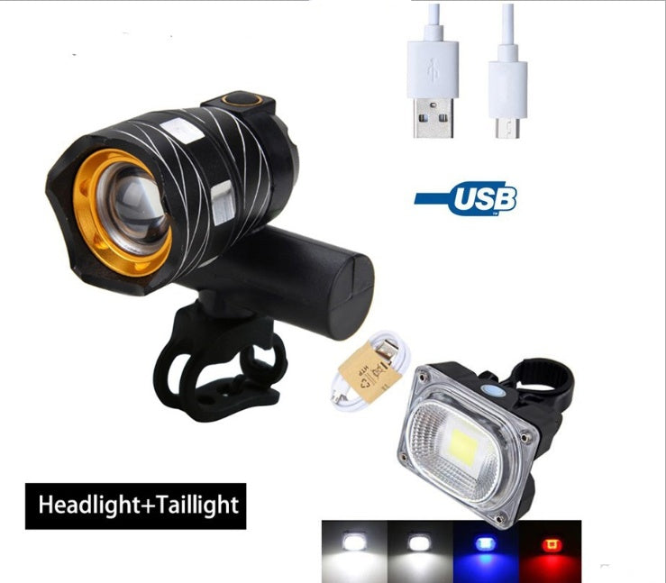 USB rechargeable bike headlight, view 5 - MRSLM