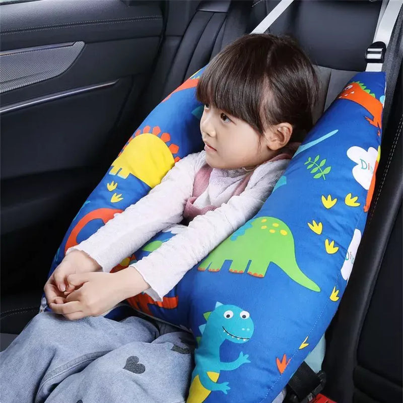 Kids adjustable animal travel neck pillow, view 4 - MRSLM