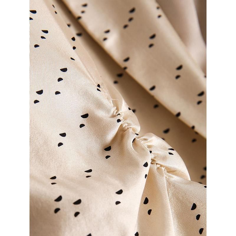 Dots printed silk blazer, view 6 - MRSLM