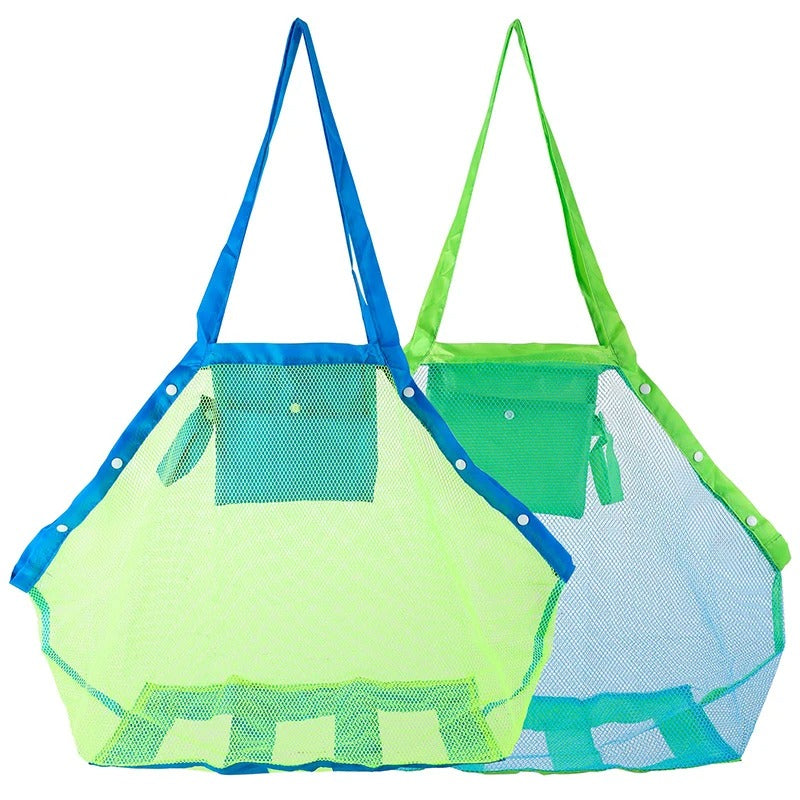 Multi-purpose mesh beach bag, view 4 - MRSLM