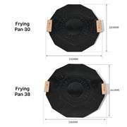 non-stick aluminum camping frying pan, view 8 - MRSLM