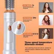 5-in-1 hot air hair dryer brush, view 4 - MRSLM