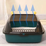 oversized cat litter box with antlers, view 8 - MRSLM