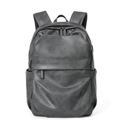 simple gray men's backpack, view 4 - MRSLM