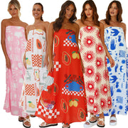 tube top swing dress, view 2 - MRSLM