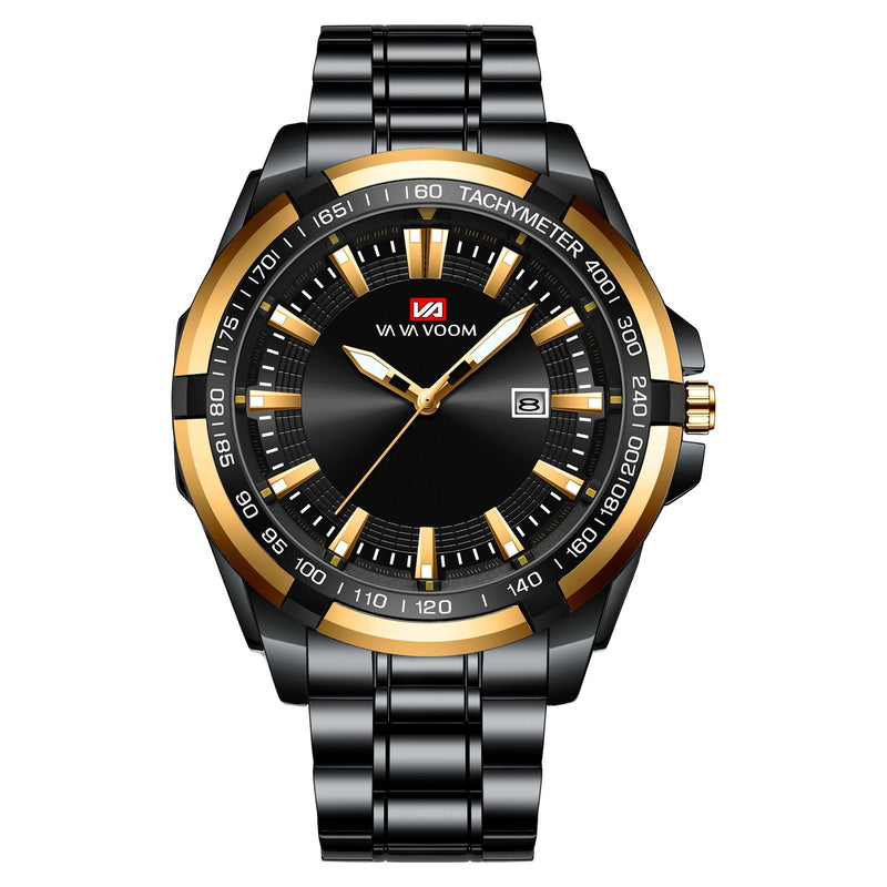 calendar steel band watch, view 8 - MRSLM