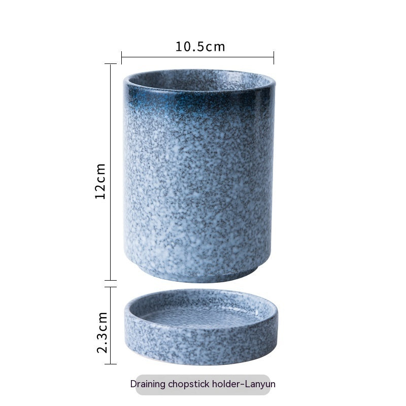 Japanese-style ceramic chopstick holder, view 6 - MRSLM