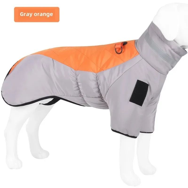 Waterproof reflective winter dog jacket, view 3 - MRSLM
