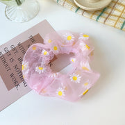 embroidery daisy elastic hair bands, view 13 - MRSLM